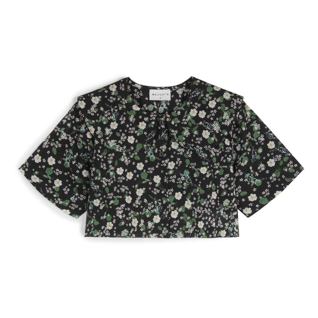 Wolf and Rita Black Garden Leonilde Blouse