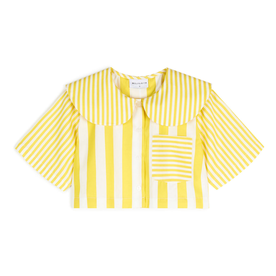 Wolf and Rita Yellow Stripes Leonilde Blouse