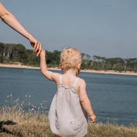 Buho Light Grey Stripes Jumpsuit