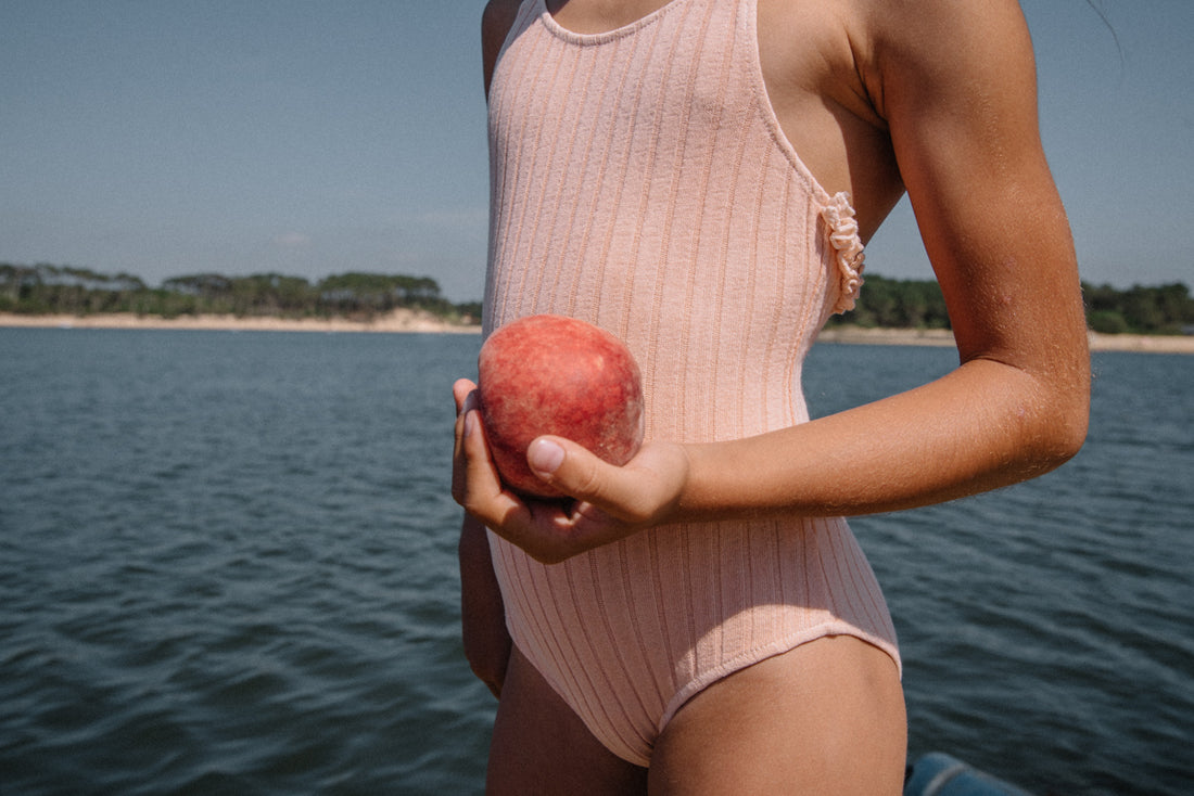 Buho Peach Rib Swimsuit