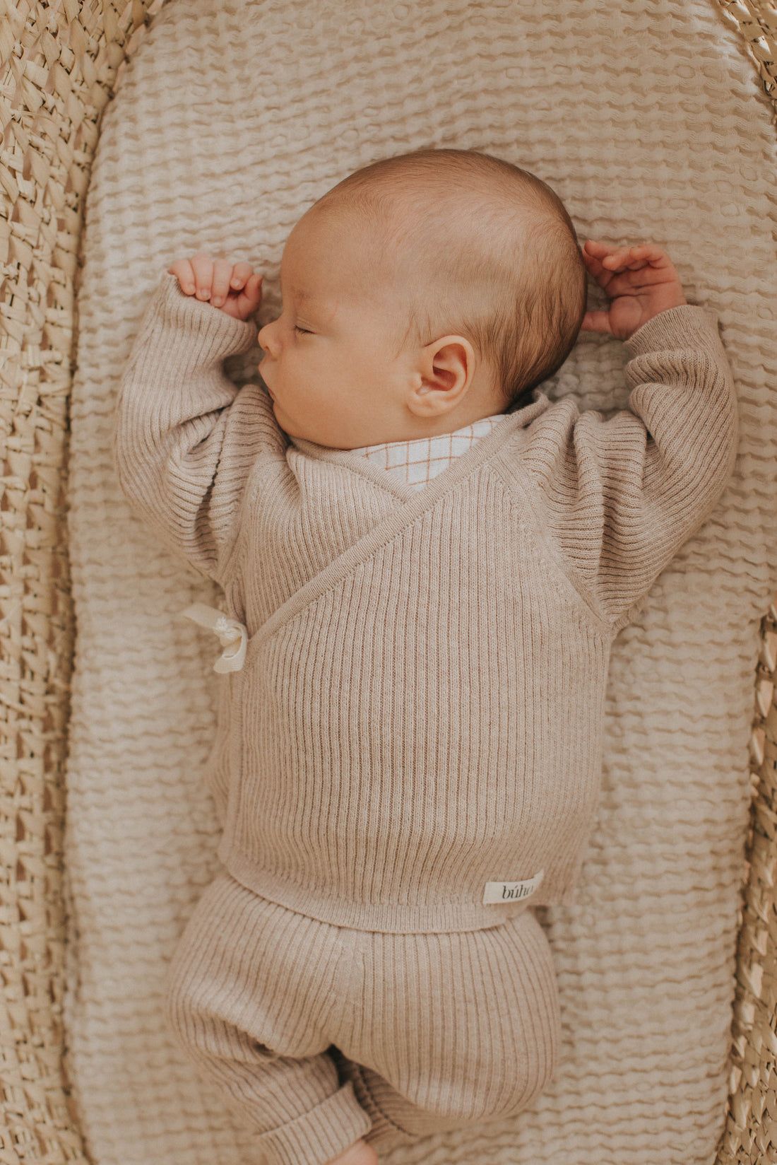 Buho Sesame Newborn Crossed Cardigan