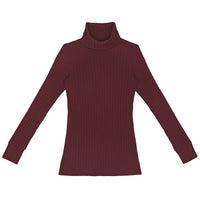 Little Hedonist Tawny Port Turtle Neck