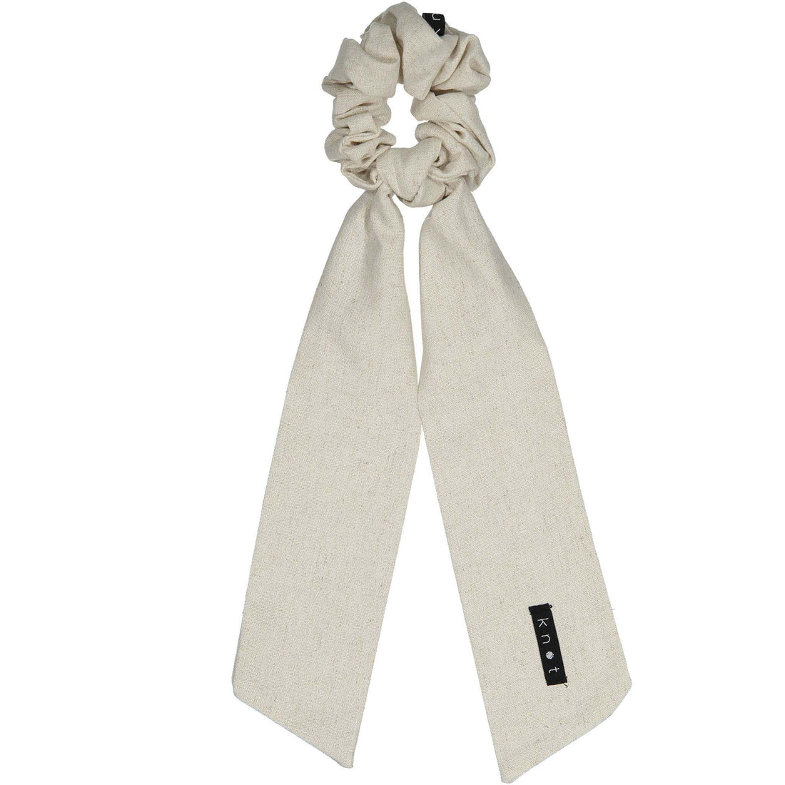 Knot Hairbands Linen Hairtie // Ecru