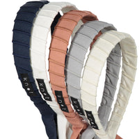 Knot Hairbands Linen Headband // Navy