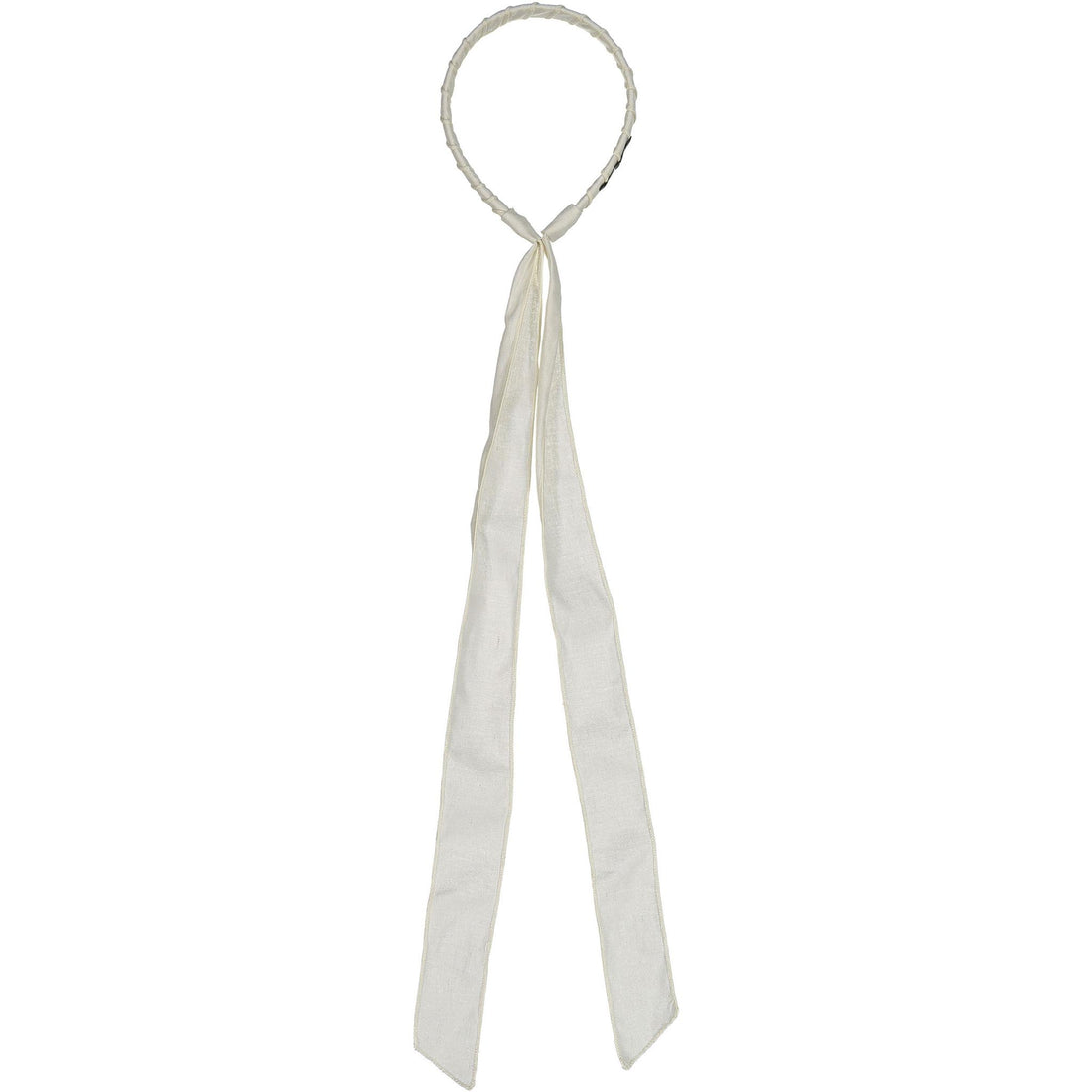 Knot Hairbands Linen Headband // Ecru