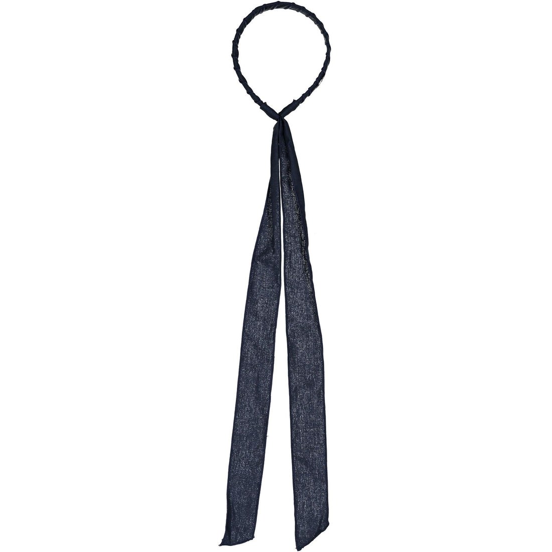 Knot Hairbands Linen Headband // Navy