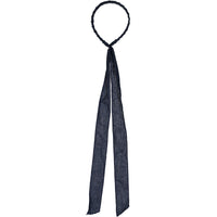 Knot Hairbands Linen Headband // Navy