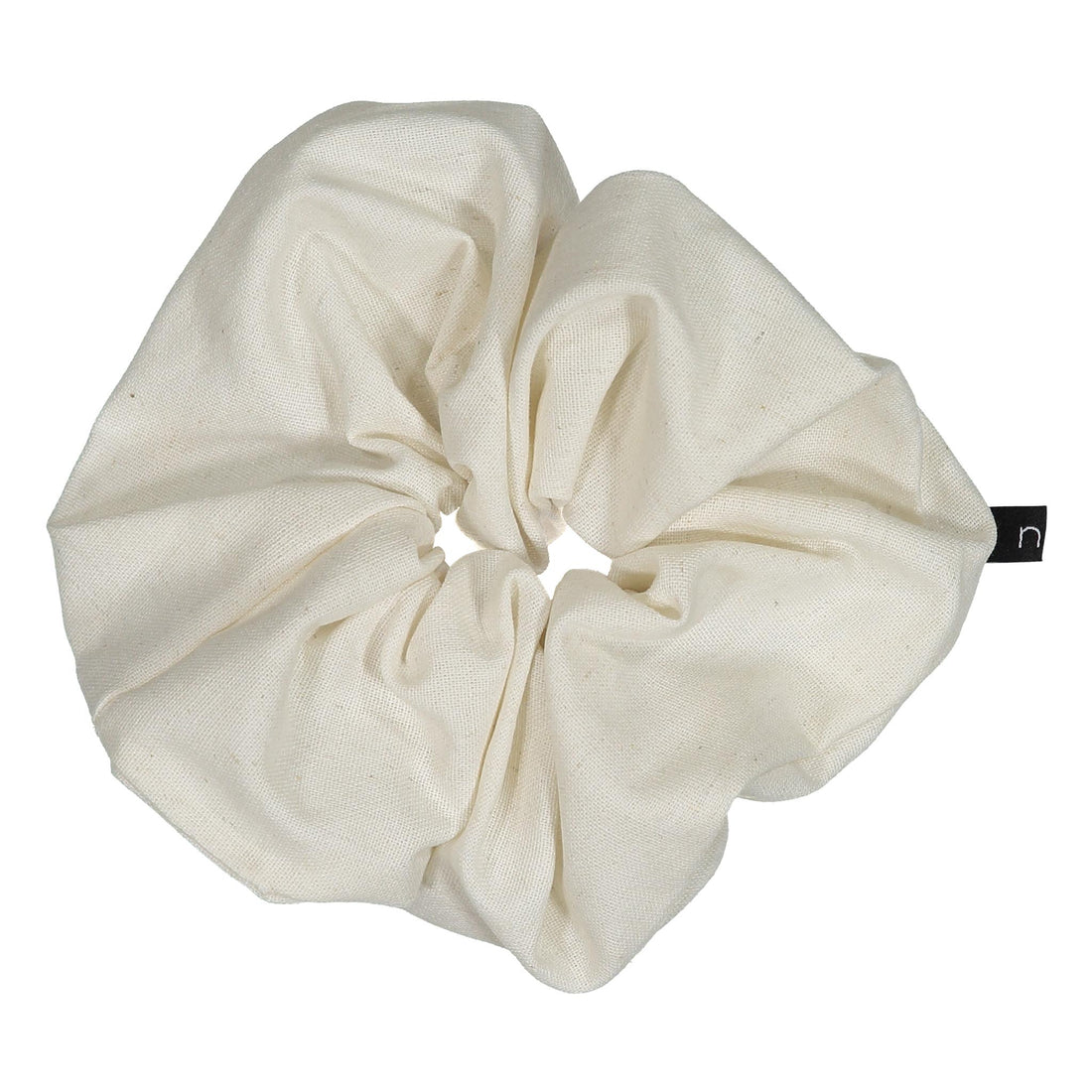 Knot Hairbands Linen Scrunchie // Ecru