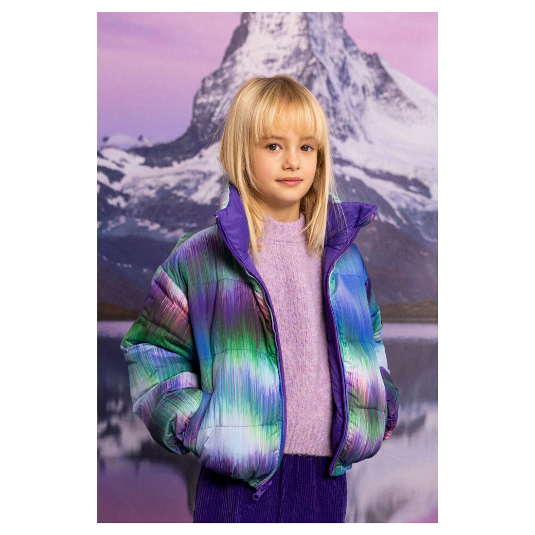 Finger in the Nose Lona Lilac Round Neck Jumper
