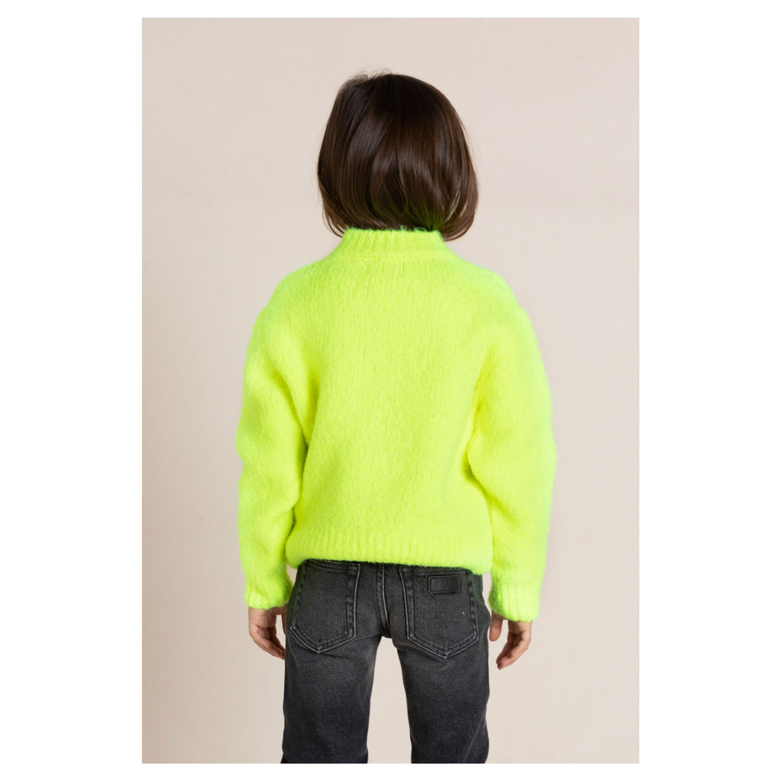 Finger in the Nose Lona Super Lime Round Neck Jumper