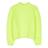 Finger in the Nose Lona Super Lime Round Neck Jumper