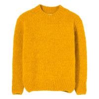 Finger in the Nose Warm Yellow Round Neck Sweater