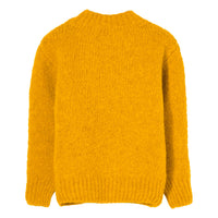 Finger in the Nose Warm Yellow Round Neck Sweater