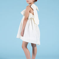 mimisol Cream Bow Back Dress