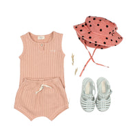 Buho Antic Rose Rib Tank Top