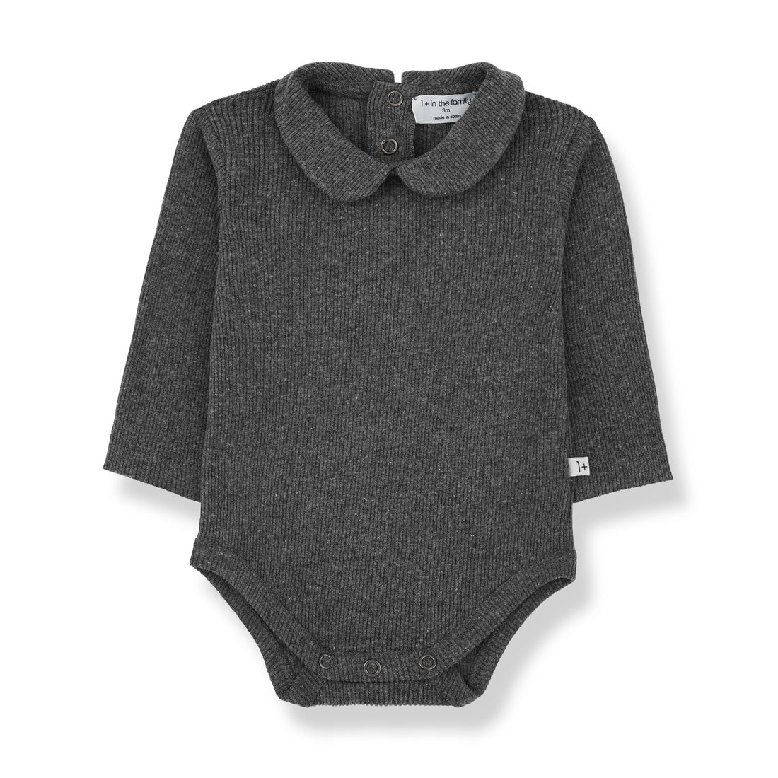1+ In The Family Grey Lourdes Bodysuits