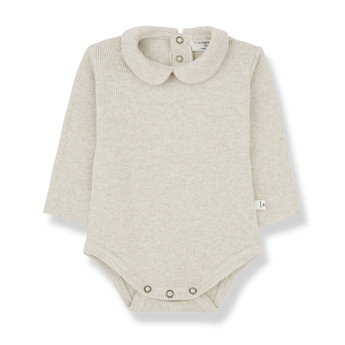 1+ In The Family Oatmeal Lourdes Bodysuits
