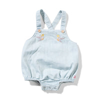 Munster Kids Acid Blue Luxe Romper