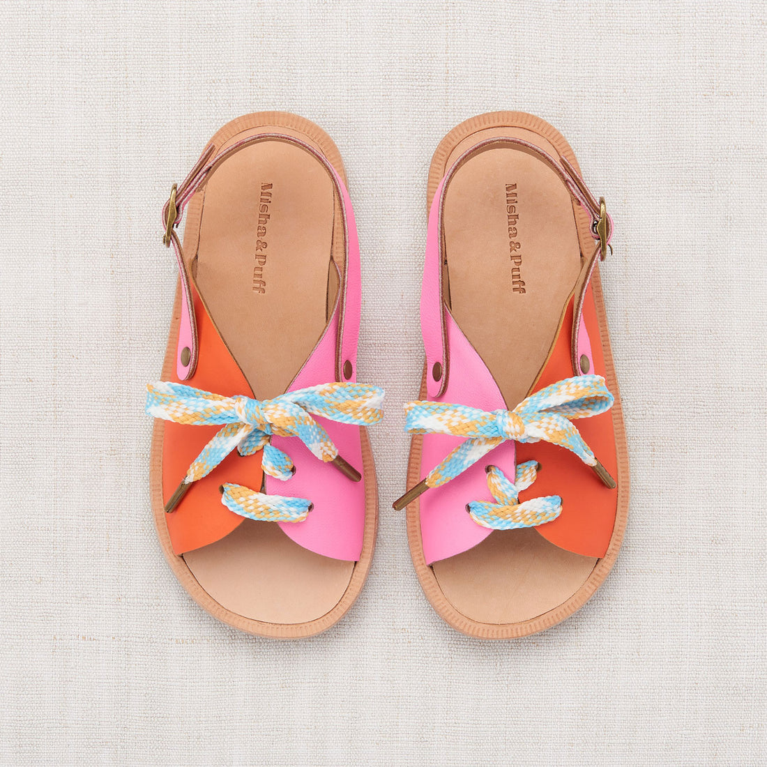 Misha and Puff Bloom Lace Up Sandal