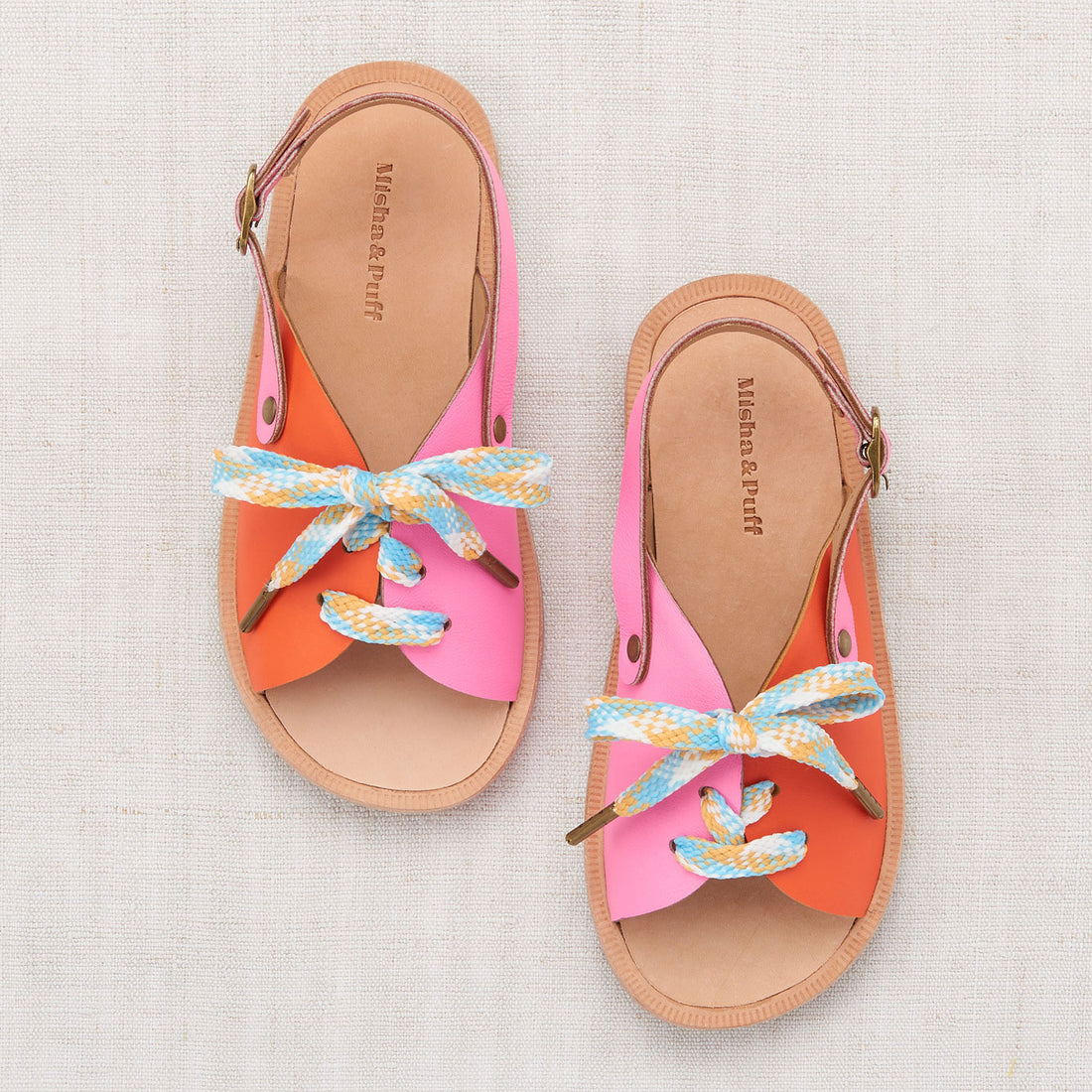 Misha and Puff Bloom Lace Up Sandal