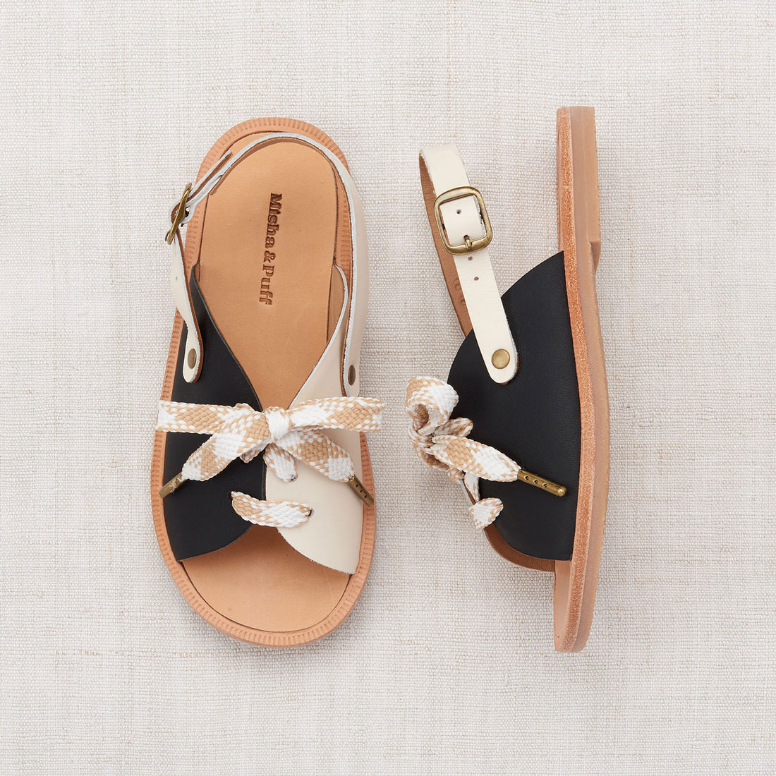 Misha and Puff Marzipan Lace Up Sandal