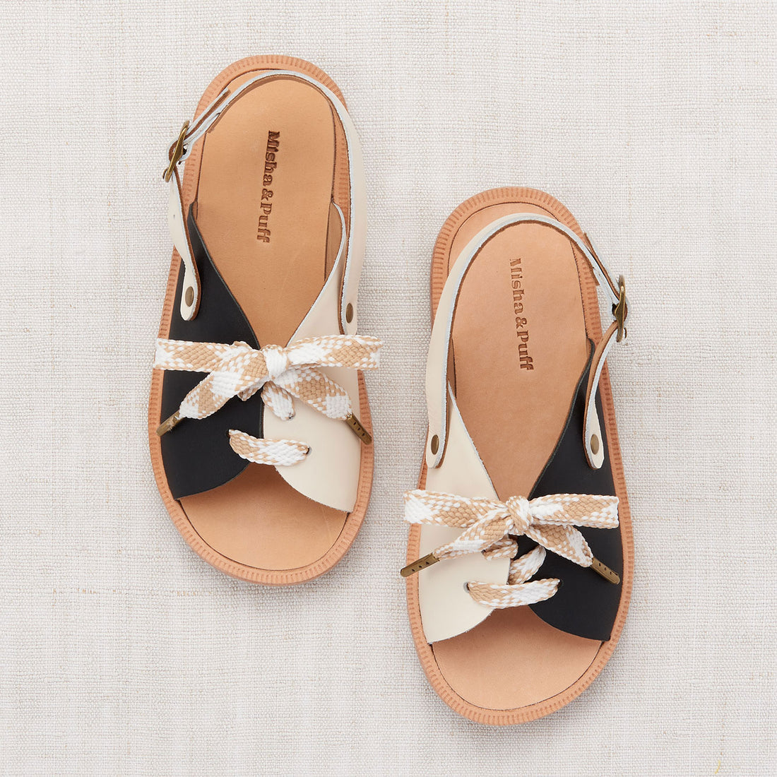 Misha and Puff Marzipan Lace Up Sandal