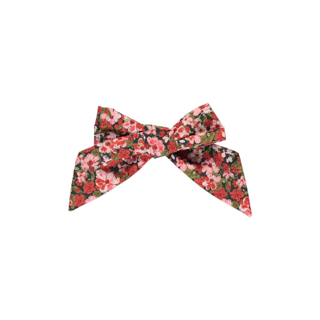 Bebe Organic Crimson Floral Laura Bow