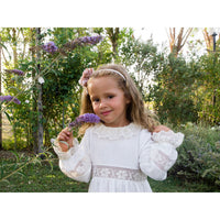 Little Eyelet White Alice Dress