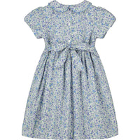 Question Everything Blue Liberty Leni Dress
