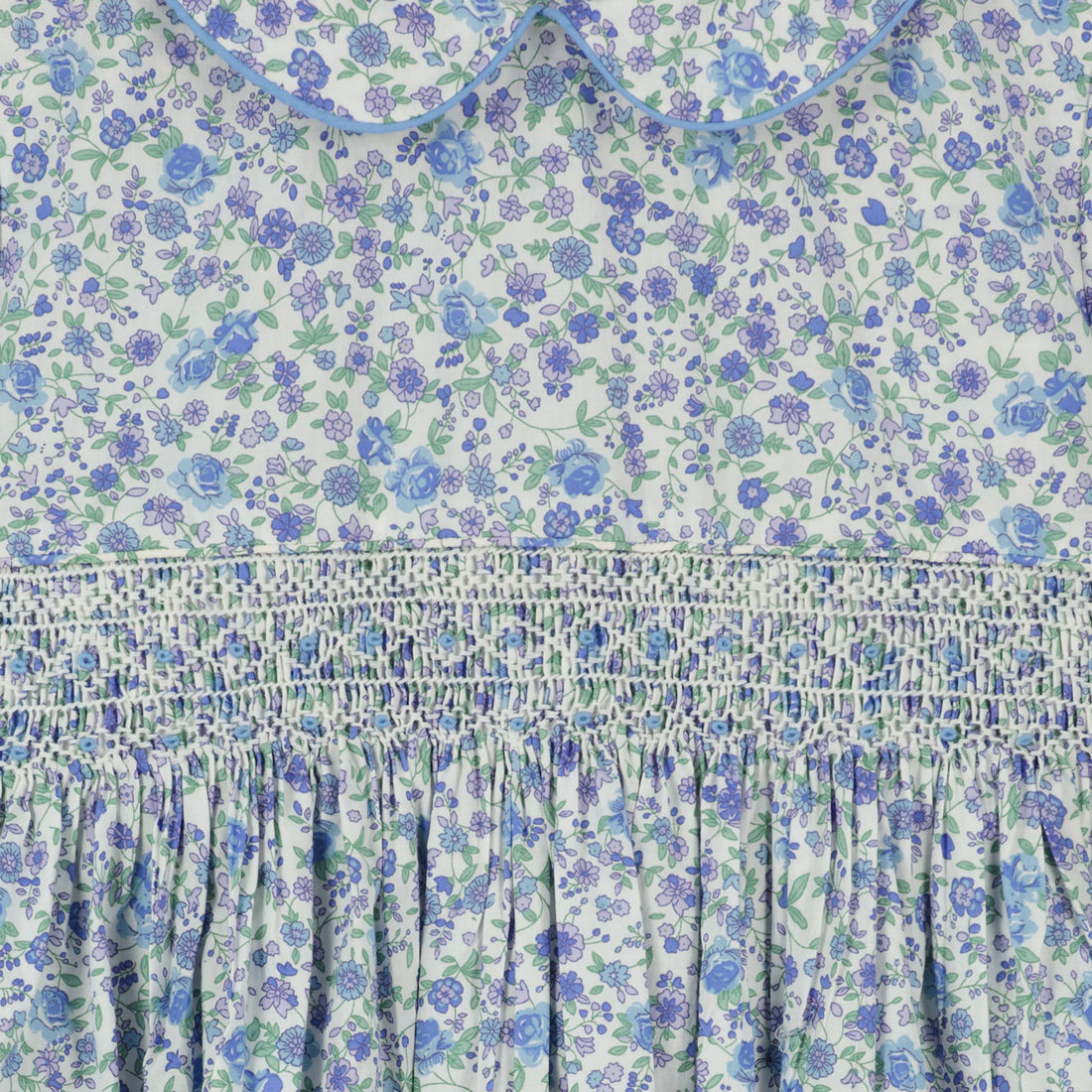 Question Everything Blue Liberty Leni Dress