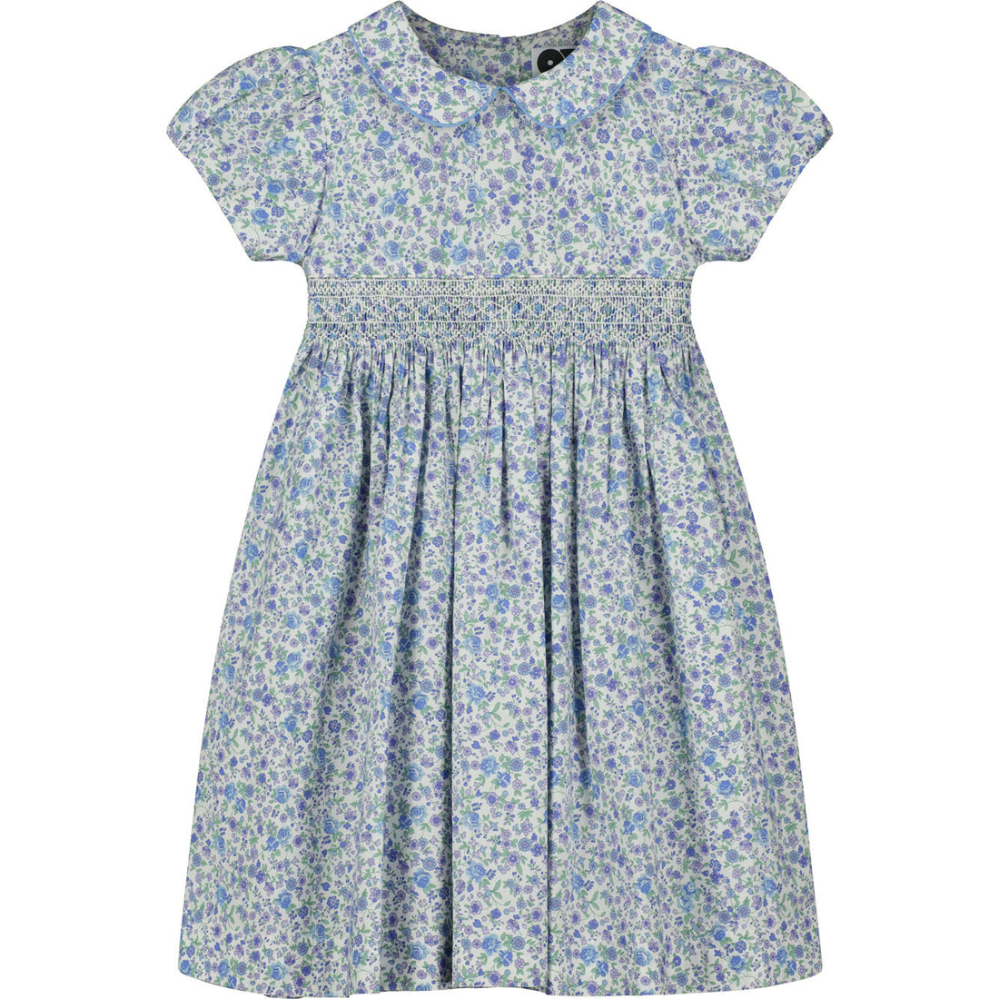 Question Everything Blue Liberty Leni Dress