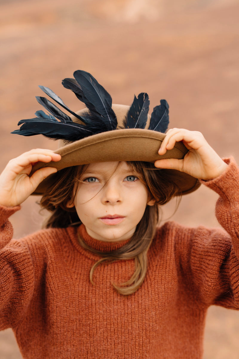 Buho Rust Boho Sweater