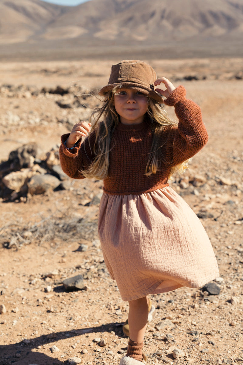 Buho Rust Boho Combi Dress