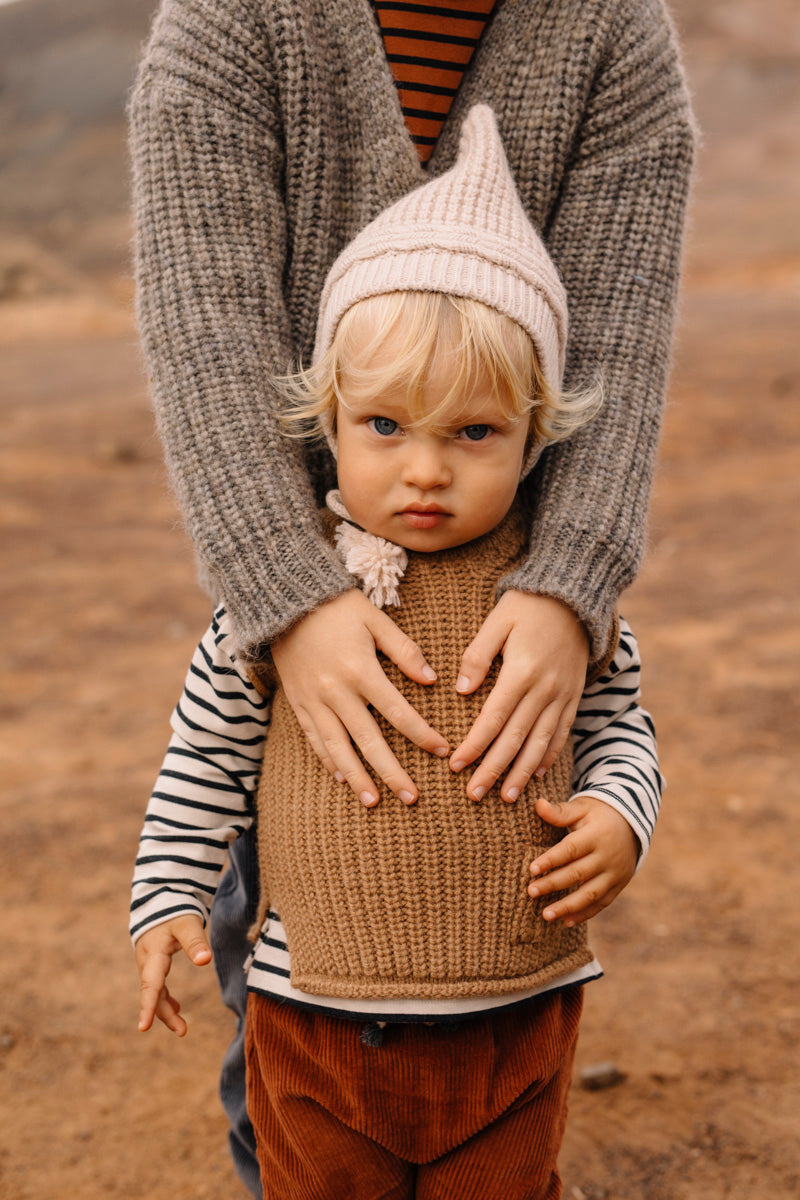 Buho Cream Baby Soft Knit Hat