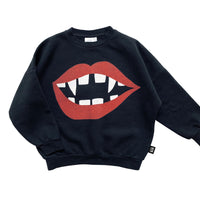 Little Man Happy Black Fangster Sweatshirt