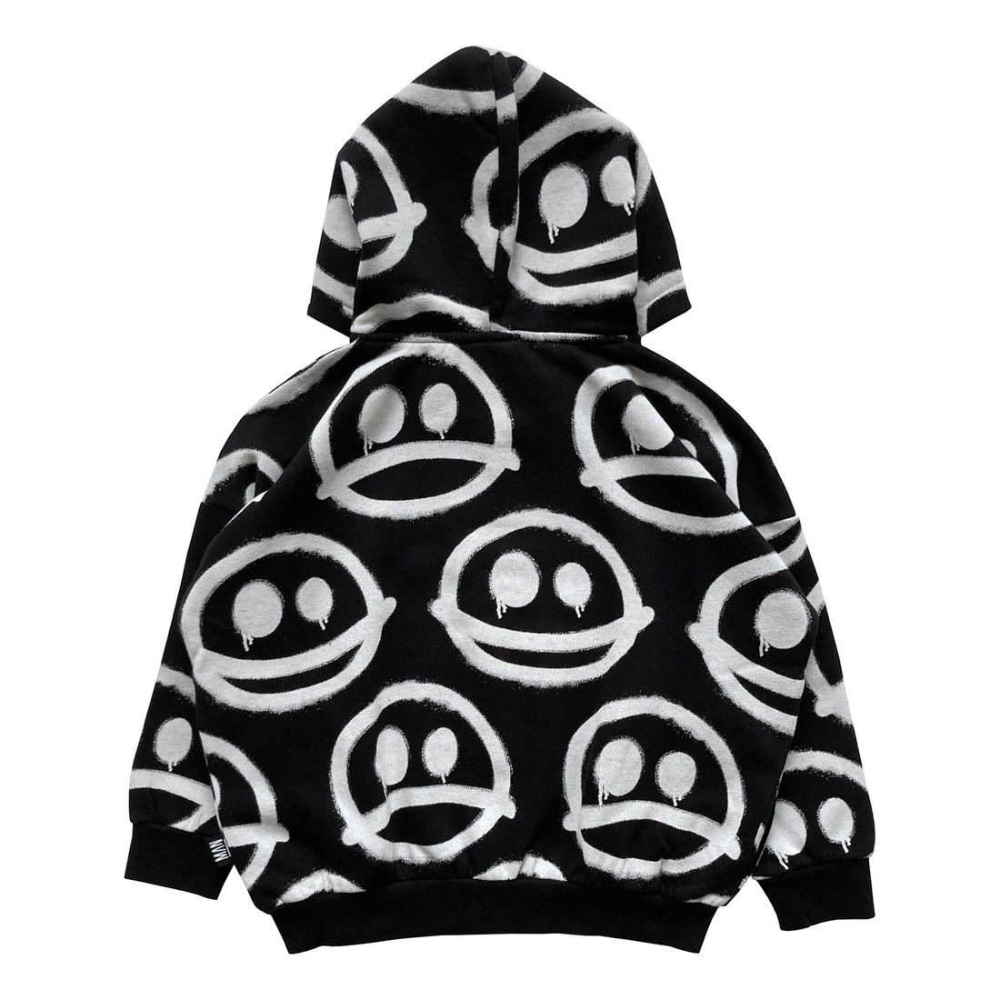 Little Man Happy Black Happy Sad Hoodie Jacket