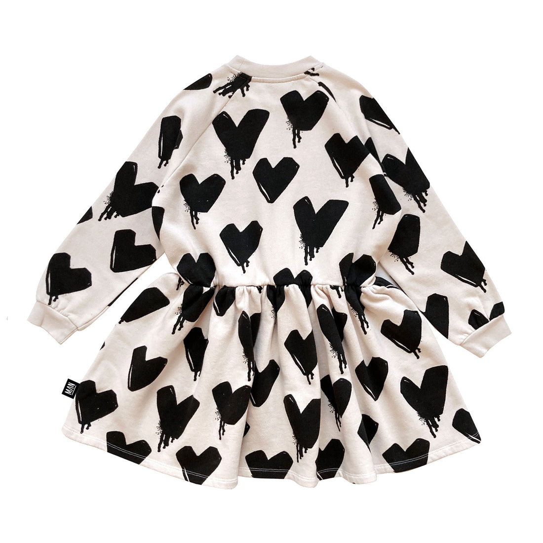 Little Man Happy Fog Melting Heart Sweater Dress