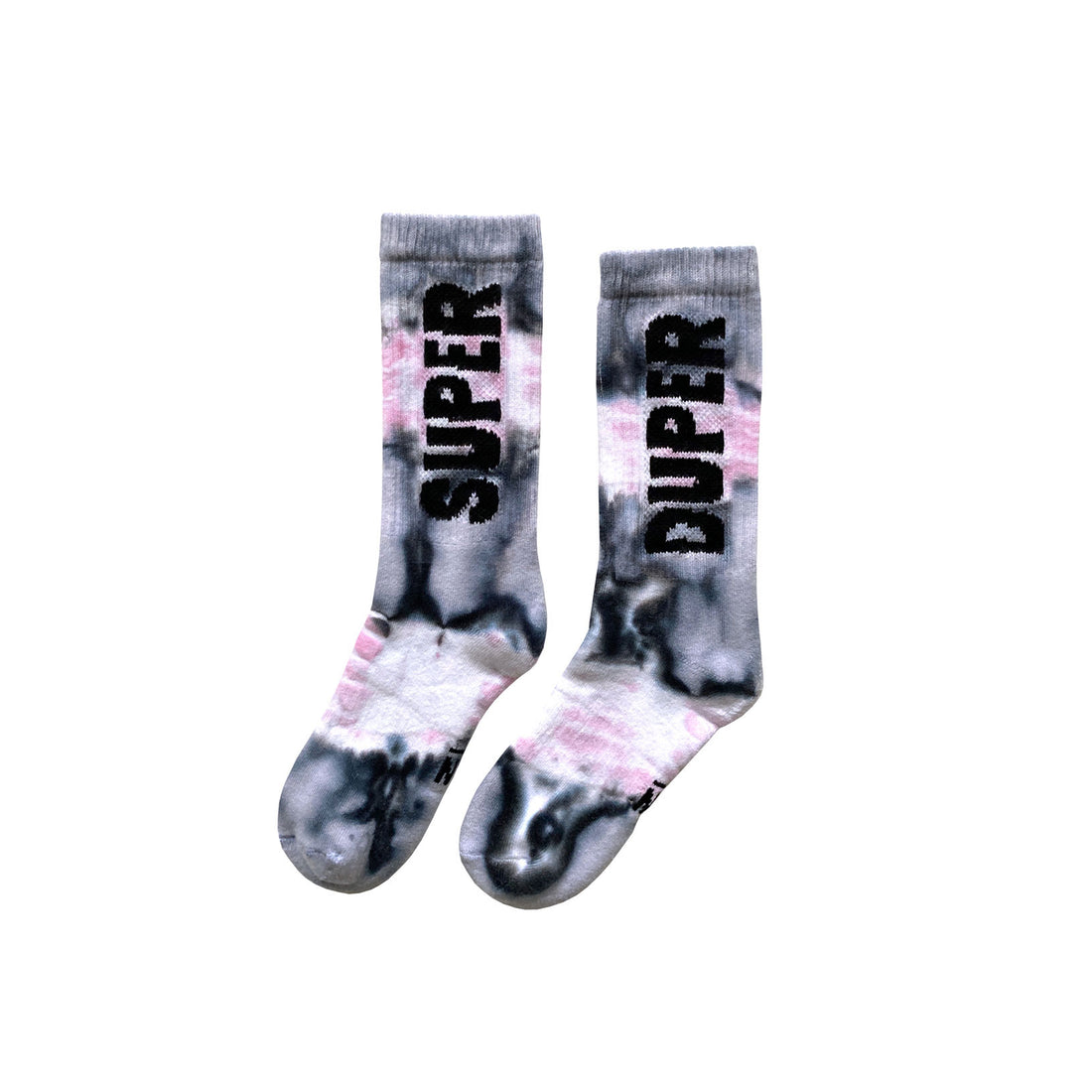 Little Man Happy Multicolor Super Duper Tie Dye Tennis Socks