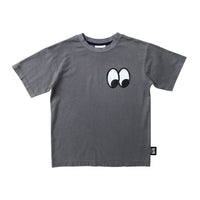 Little Man Happy Storm Front Eye Ball Skate T-Shirt