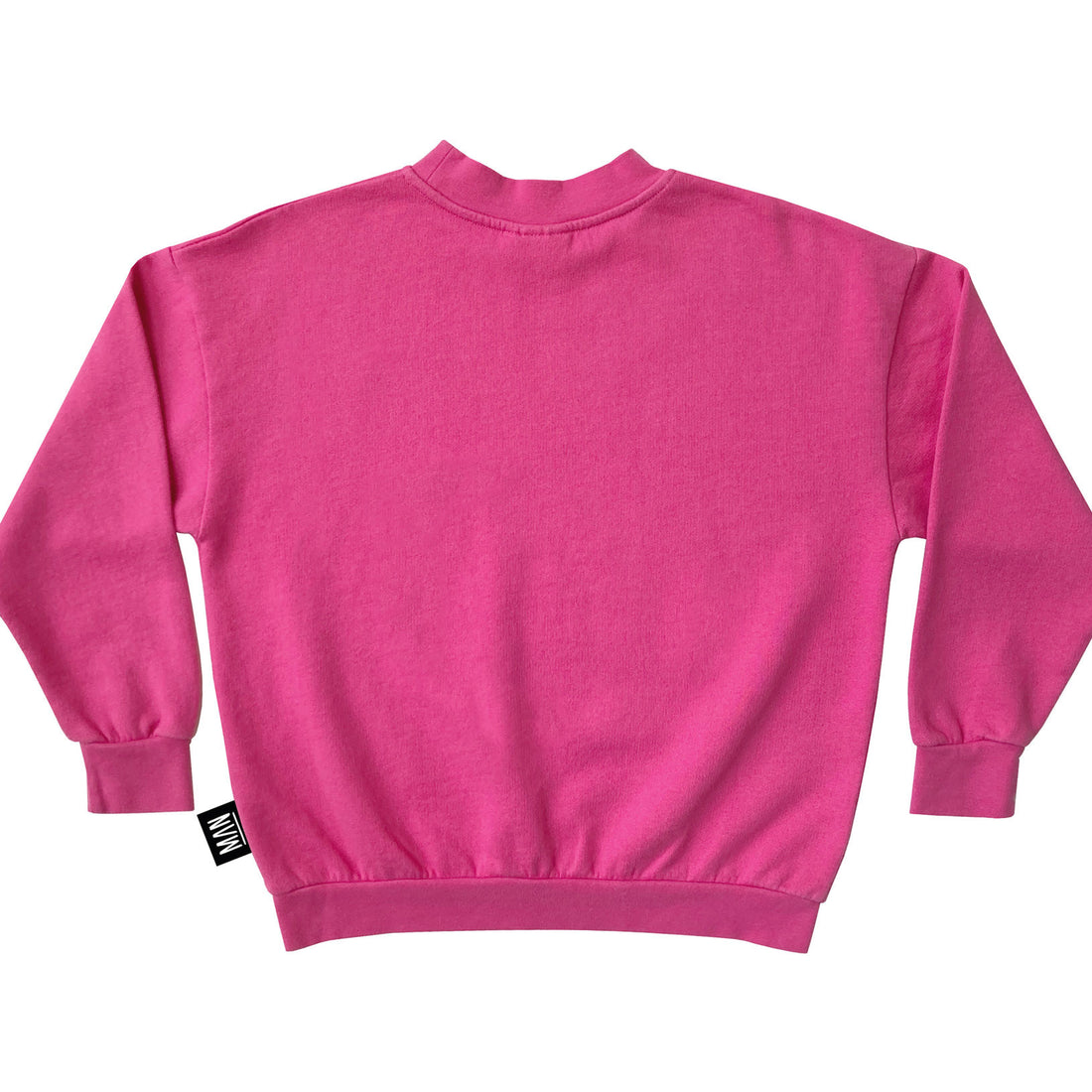 Little Man Happy Shocking Pink Eye Ball Pink Sweatshirt