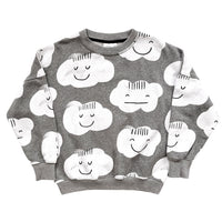 Little Man Happy Storm Front Happy Cloud Sweatshirt