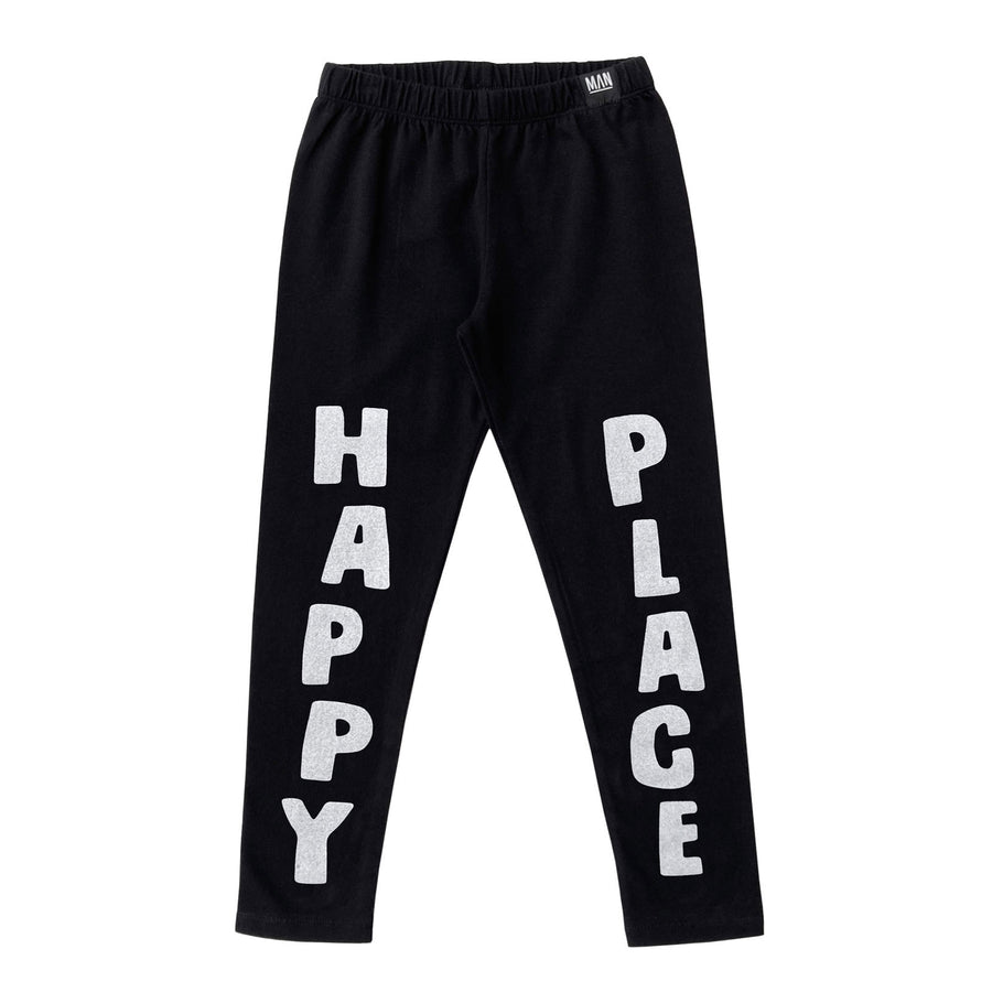 Little Man Happy Happy Place Leggings