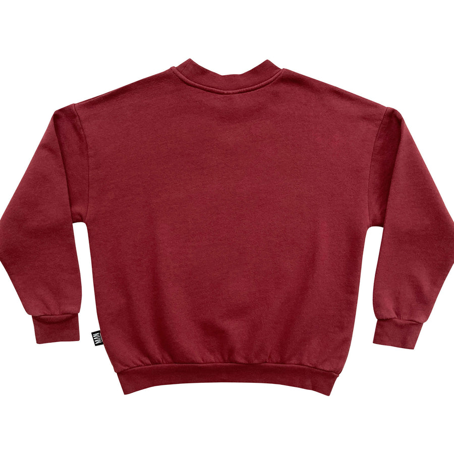 Little Man Happy Rio Red Happy Rainbow Sweatshirt