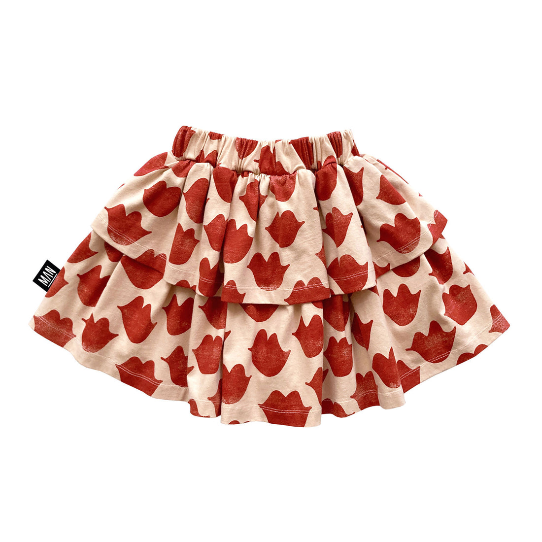 Little Man Happy Sandshell Kisses Layered Skirt