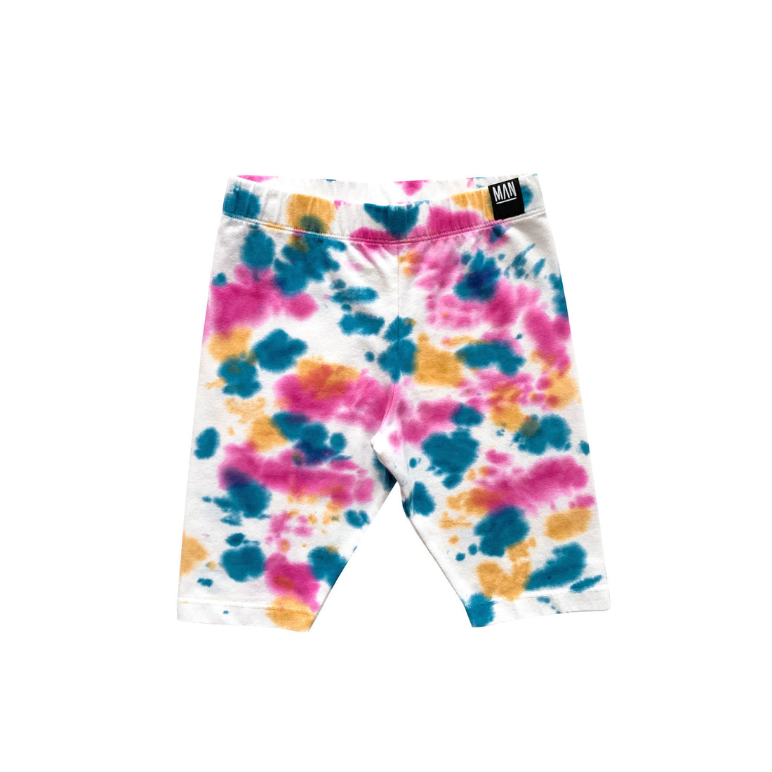 Little Man Happy Multicolor Tie Dye Bike Shorts
