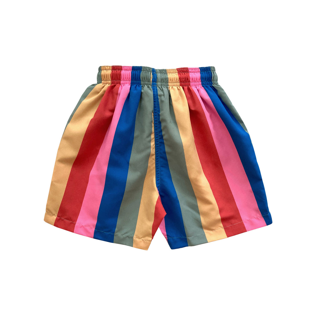Little Man Happy Rainbow Swimshorts
