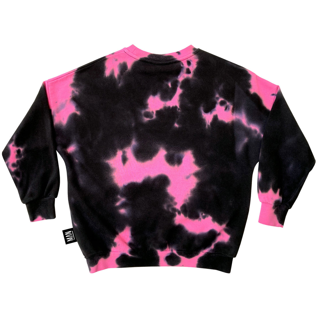 Little Man Happy After Dark Shocking Pink Tie Dye Sweater