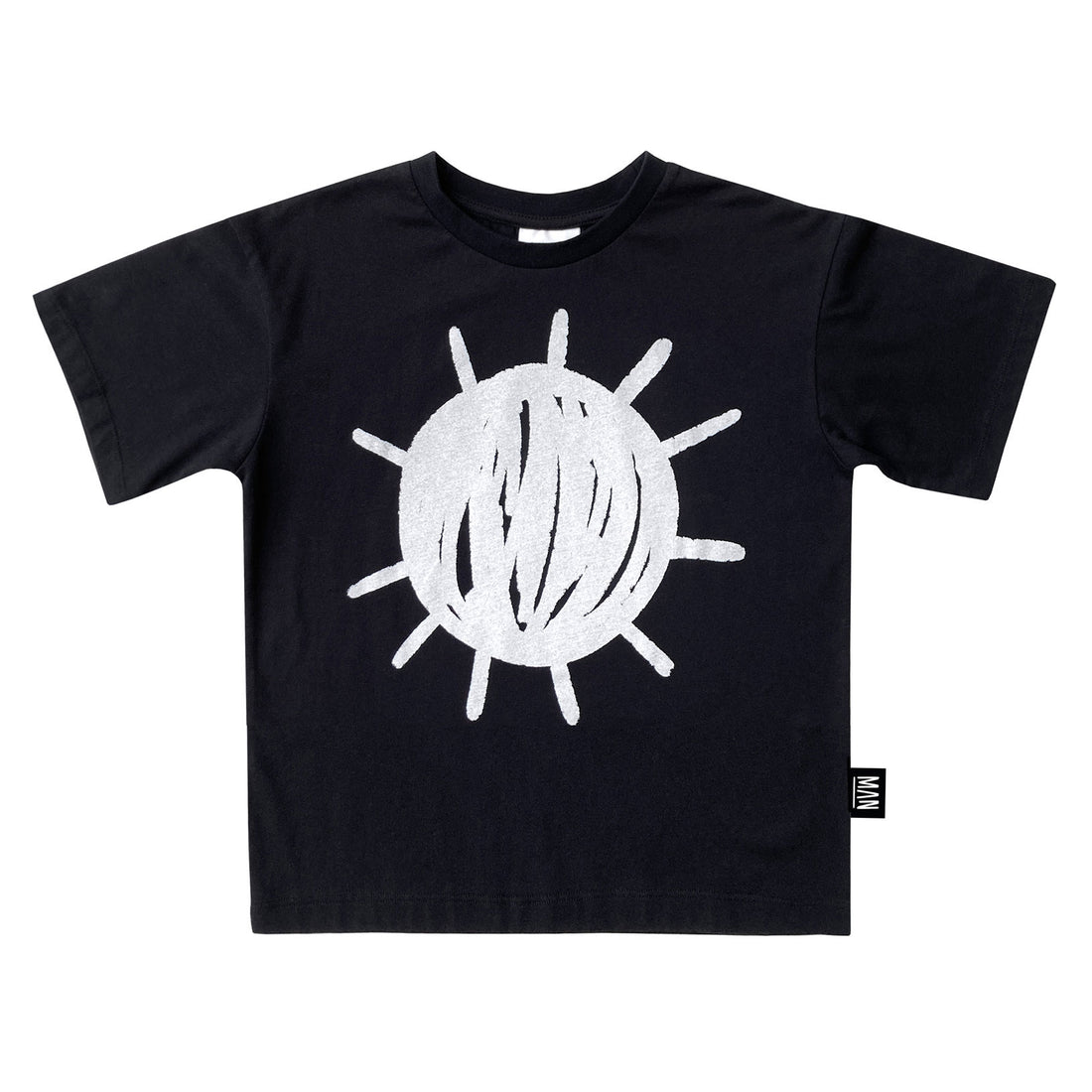 Little Man Happy After Dark Sun Is Out Skate T-Shirt
