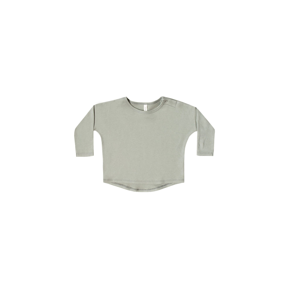 Quincy Mae Sage Organic Brushed Jersey Longsleeve Tee