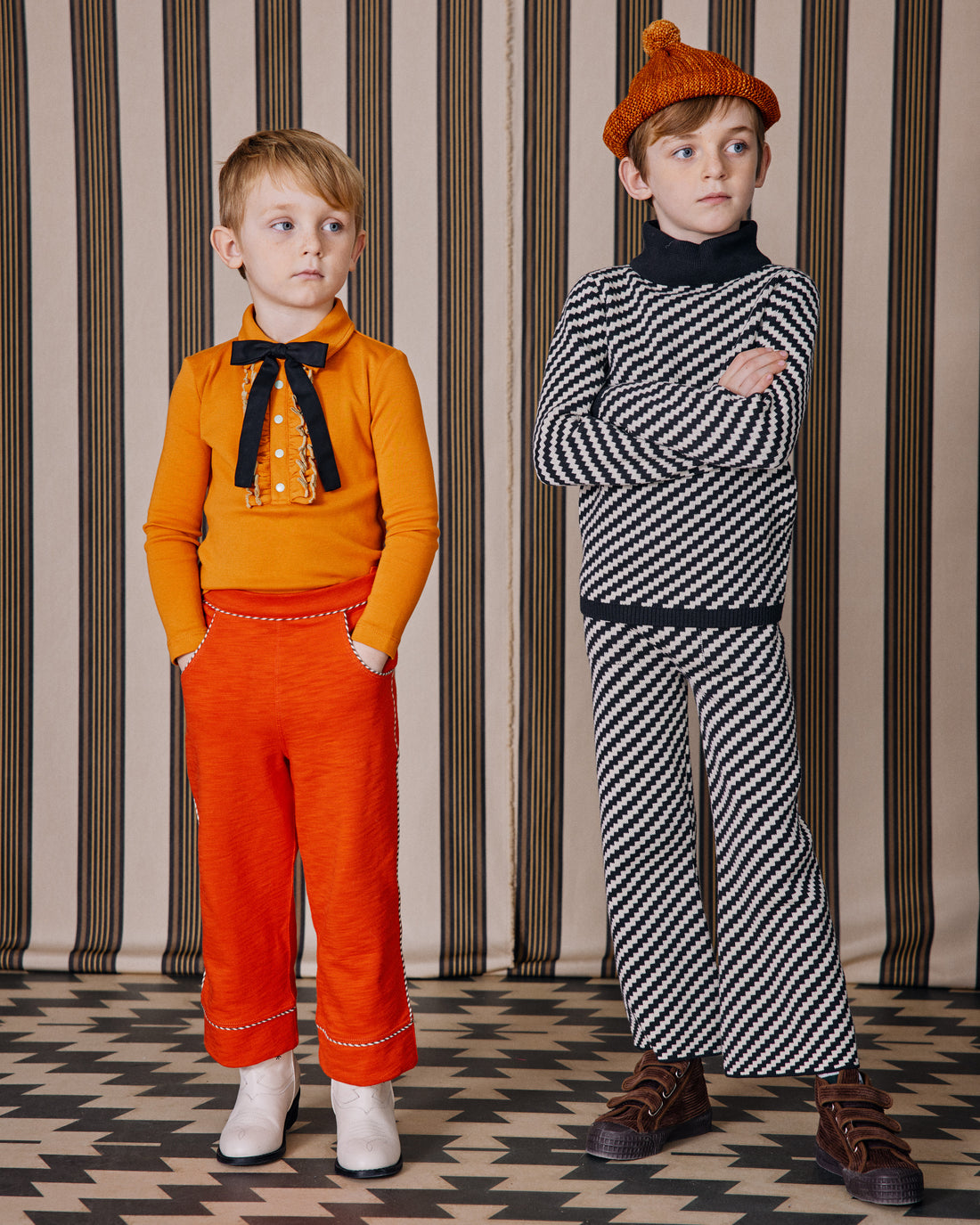 Misha and Puff Izzy Pant  - Licorice Rik Rak